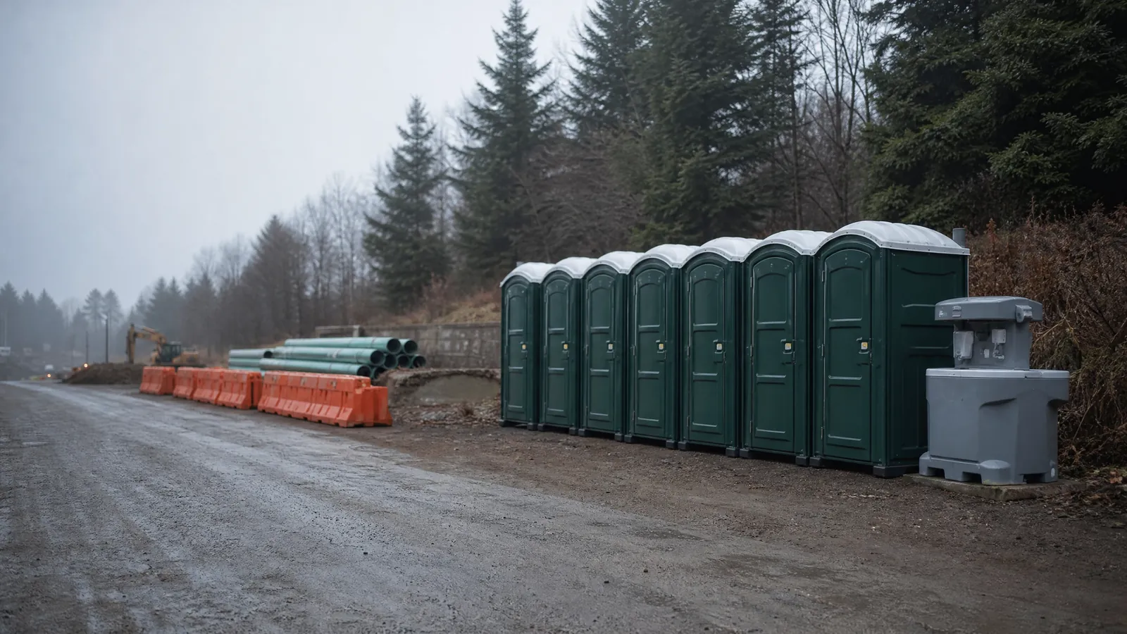 Portable Restrooms for Events portable sanitation setup