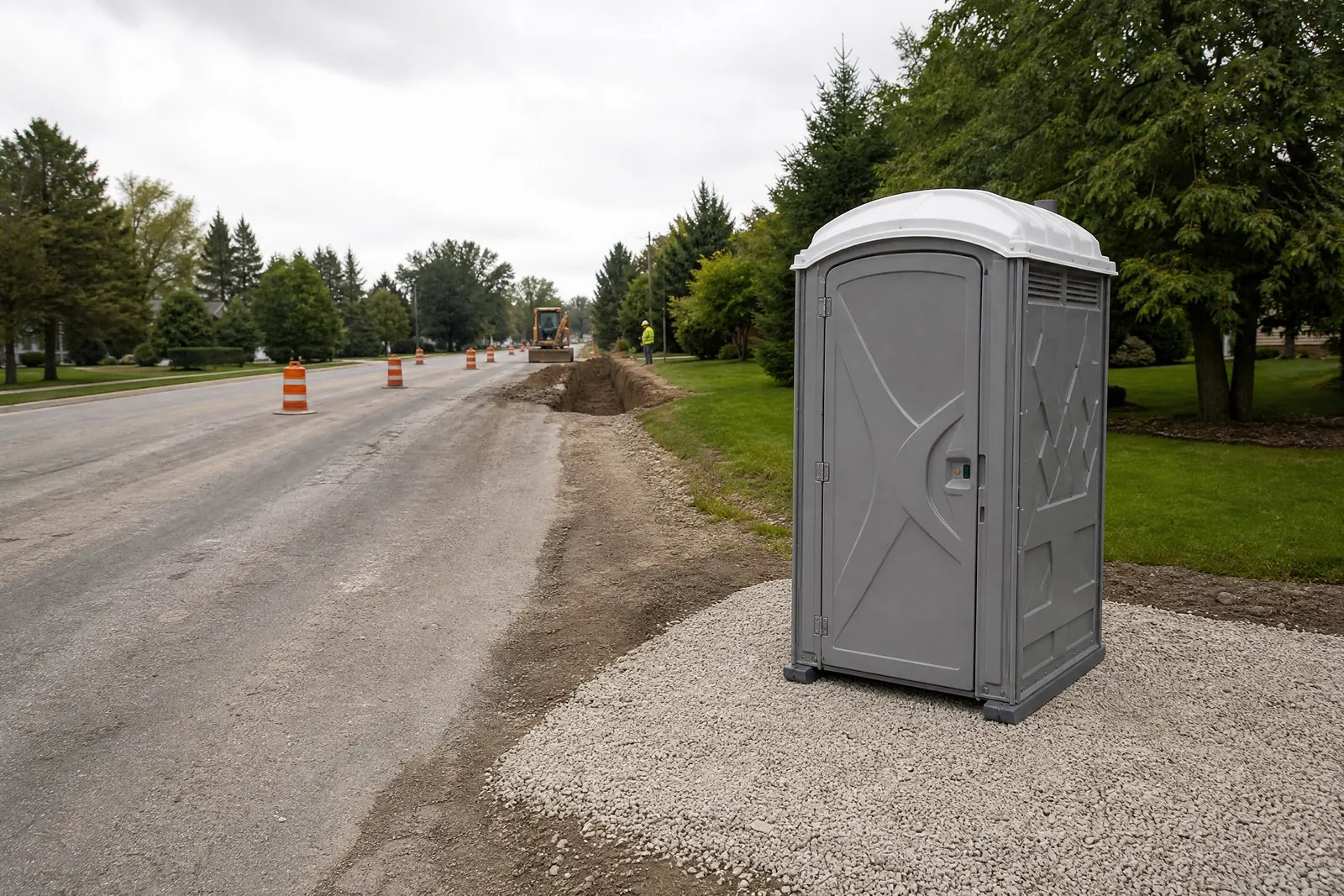 Restroom Trailers for Elevated Comfort portable sanitation setup